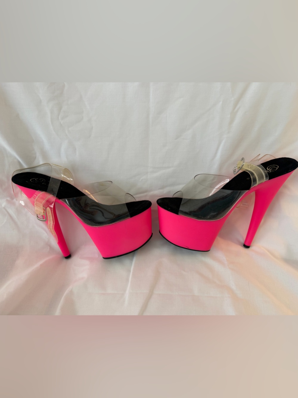 Pleaser Hot Pink Platform Heels
